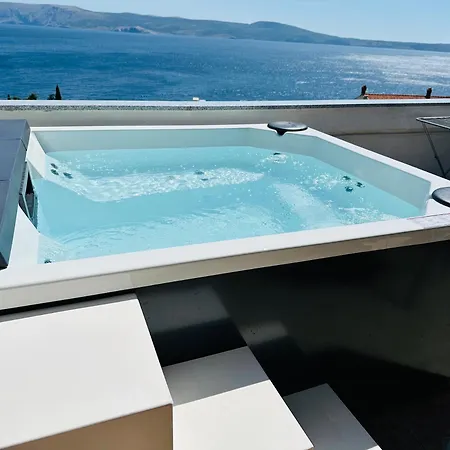 アパート Double Olive In - Croatian Adriatic, Kvarner Bay ノヴィ・ヴィノドロスキー